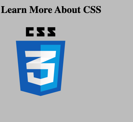 Example image of deployed css code